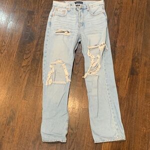 Aeropostale Light Blue Distressed Jeans